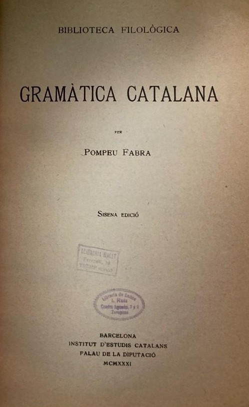 Gramàtica Catalana
